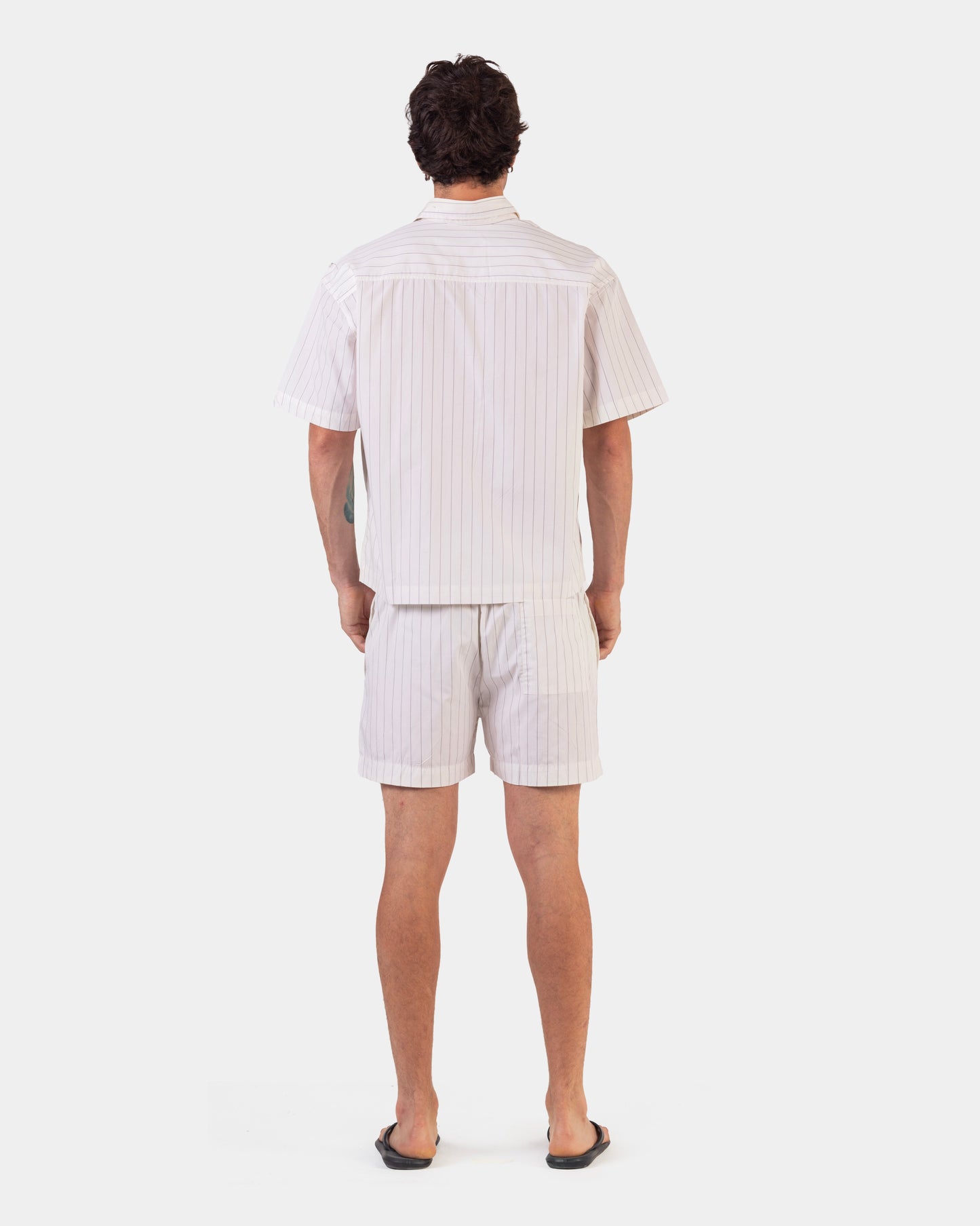 Striped Pajama Suit Shirt