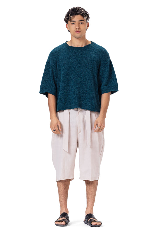 DUET KNITTED T-SHIRT