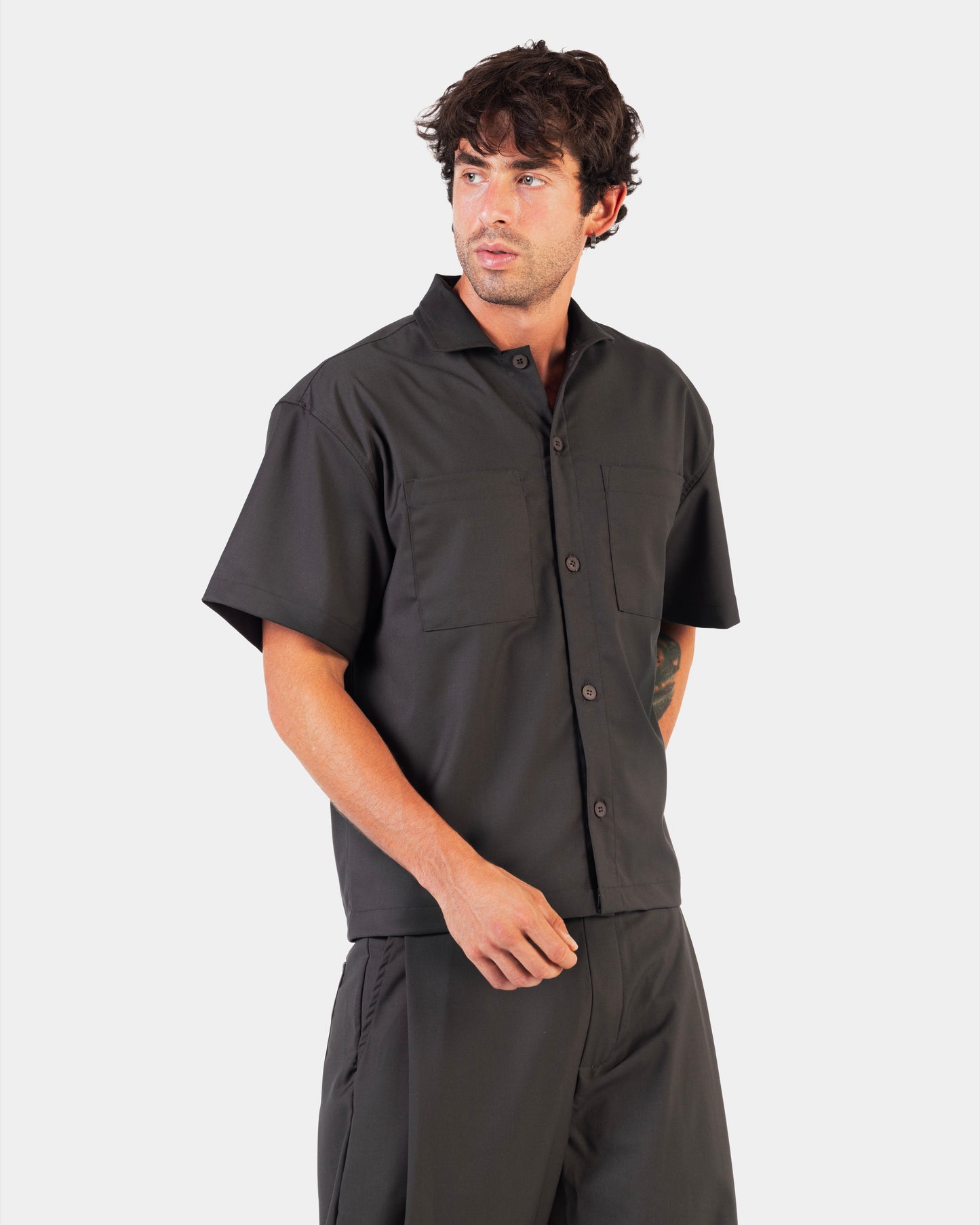 Two Pocket Boxy Shirt