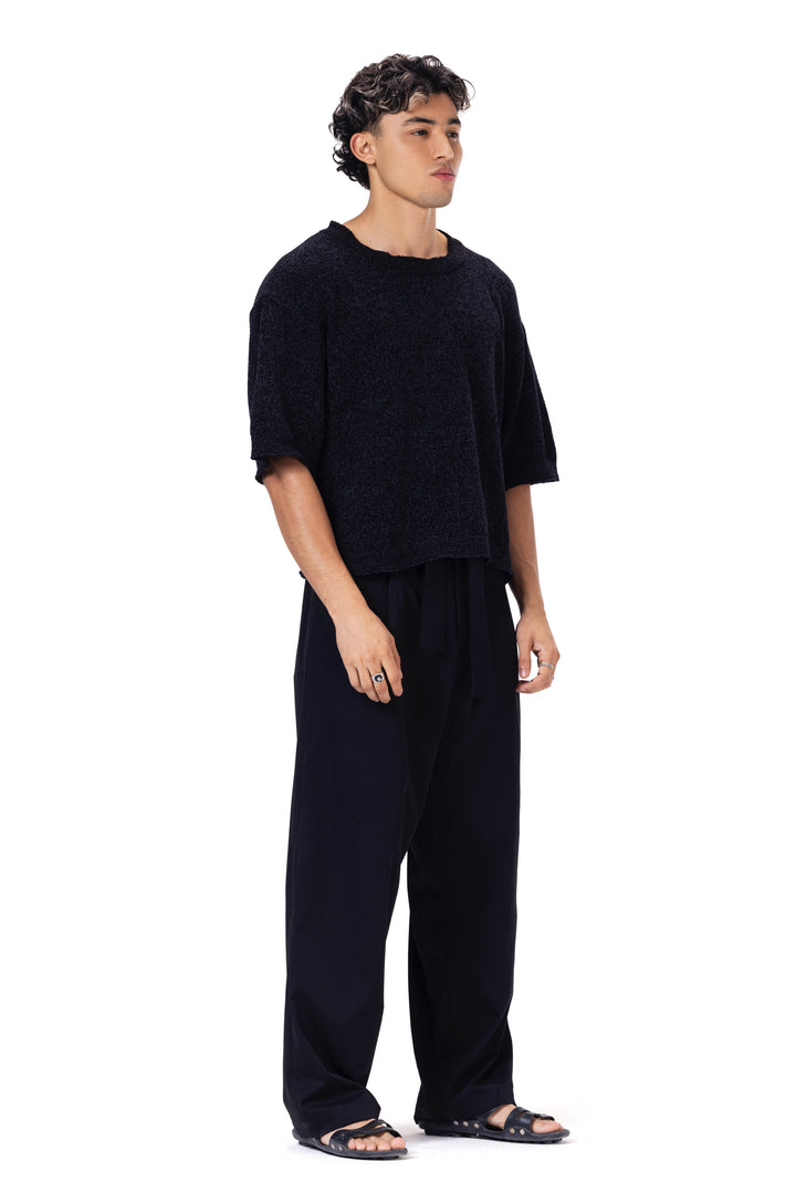 DUET KNITTED T-SHIRT
