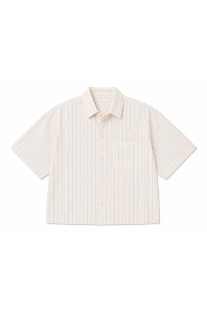 Striped Pajama Suit Shirt